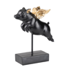 FLYING PIG RESIN DECORATION FIGURE 21X8X27CM