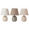 ASSORTED CERAMIC TABLE LAMP 25X25X35