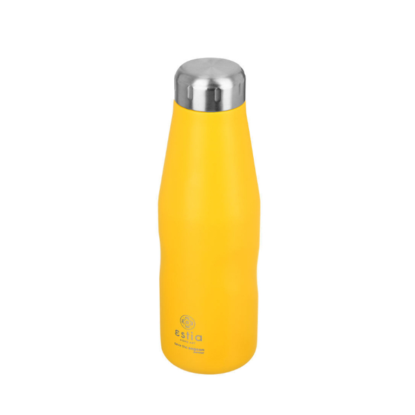 01-9007 TRAVEL FLASK 500ML PINEAPPLE YELLOW