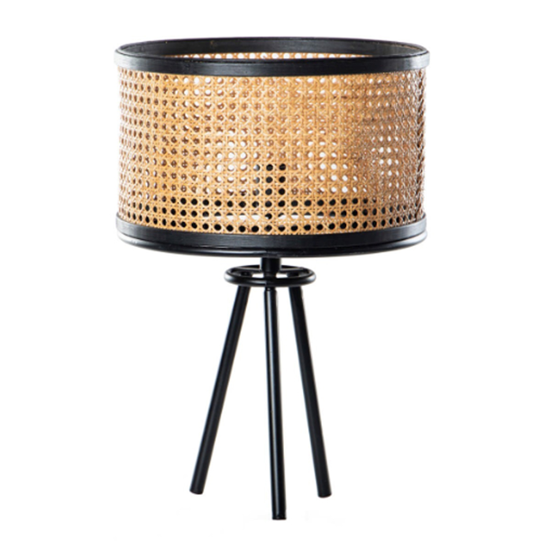 GP391018 METAL-RATTAN TABLE LAMP 35x35x50 CM