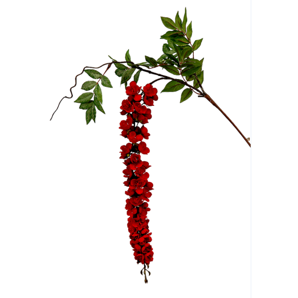 97001 12/96-72CM RED WISTERIA SPRAY