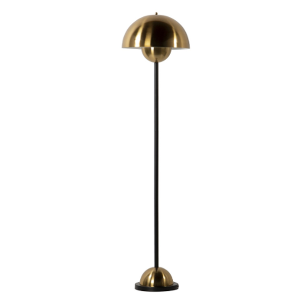  FLOOR LAMP 40X40X165CM ΧΑΛΚΙΝΟ ΜΕΤΑΛΛΙΚΟ E27